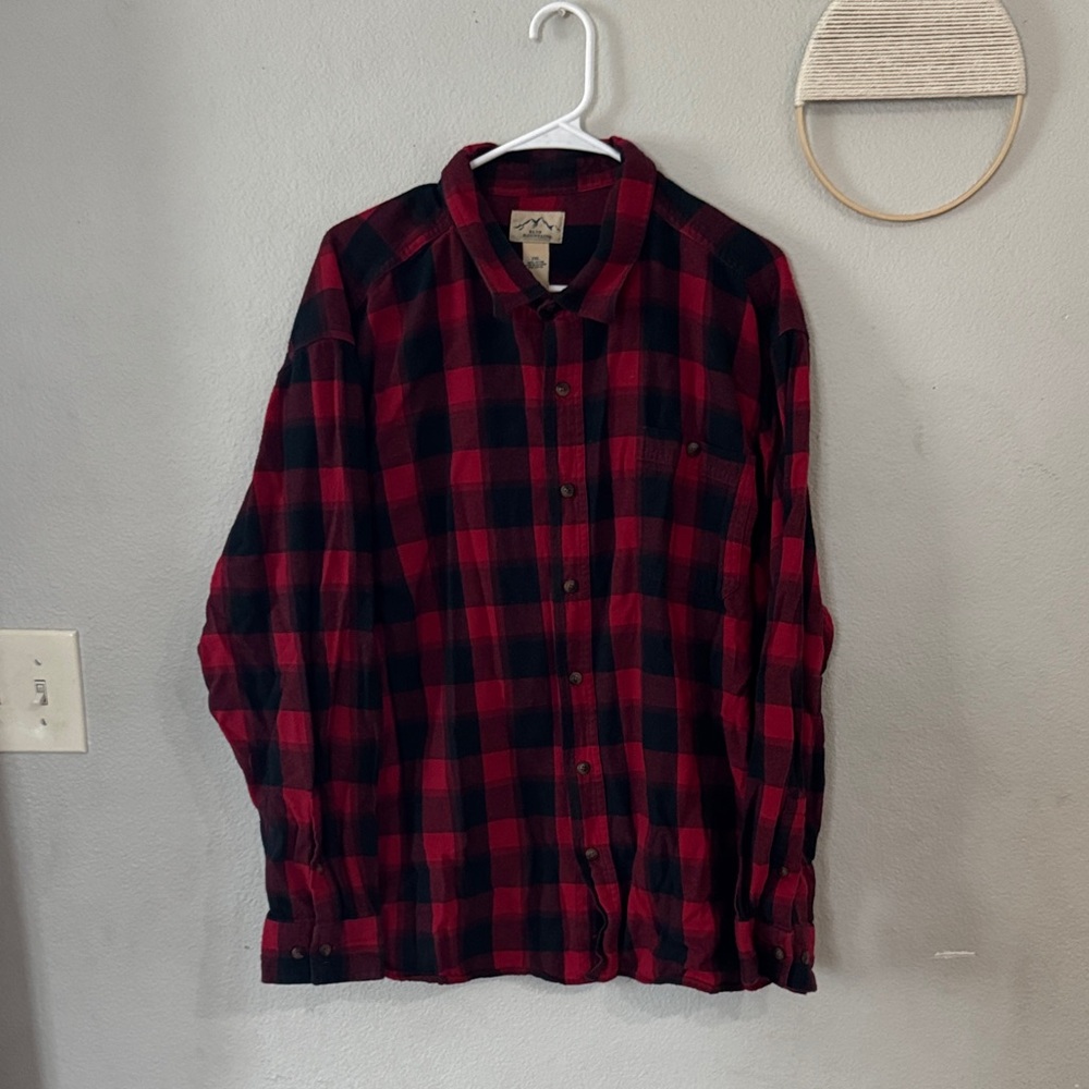 Plaid Button-Up Jacket
